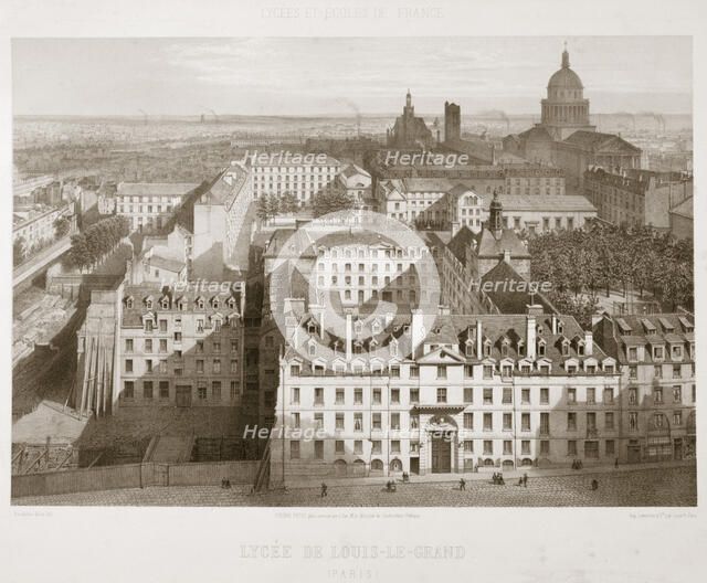 Lycee de Louis-le-Grand, Paris, 1867. Artist: Anon