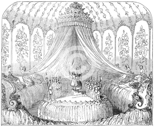 Lyceum - Scene from "King Charming; or, The Blue Bird of Paradise", 1850. Creator: Unknown.