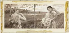 Lycius, Look Back, and Be Some Pity Shown, 1885. Creator: Will H. Low