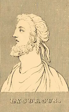 Lycurgus (fl c820 BC), 1830. Creator: Unknown