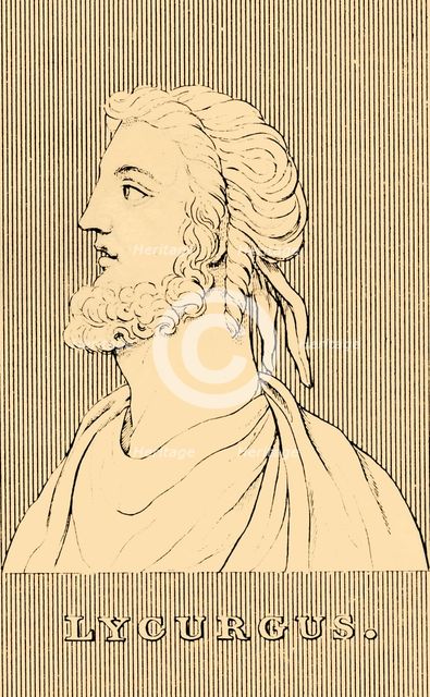 'Lycurgus',  (fl c820 BC), 1830. Creator: Unknown.