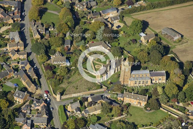 Lyddington Bede House, solar wing of former palace of the Bishops of Lincoln, Rutland, 2024. Creator: Damian Grady.