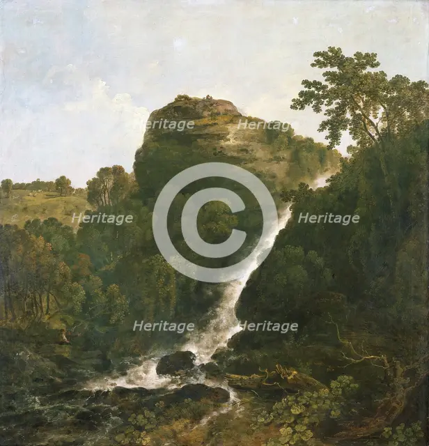 Lydford Waterfall, Tavistock, 1771. Creator: Richard Wilson.