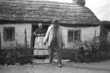 Lydia and George Wyatt, East Harptree, Somerset, (c1900-1910?) Artist: Cecil Sharp
