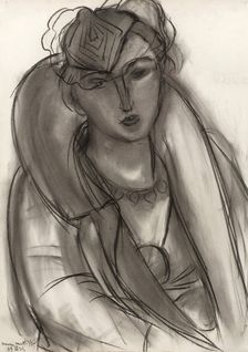 Lydia (Étude pour Portrait au manteau bleu), 1935. Creator: Henri Matisse
