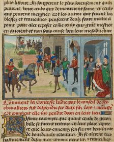 Lydia Ordering the Death of her Sons, written 1463-1465; illuminated 1467-1472. Creators: Loyset Liedet, Pol Fruit