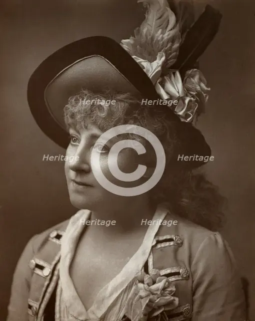 Lydia Thompson, British dancer, actress and theatrical producer, 1886. Artist: Barraud