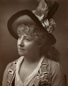 Lydia Thompson, British dancer, actress and theatrical producer, 1886. Artist: Barraud
