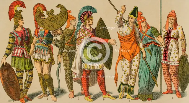Lydians and Phrygians, Anatolian Peninsula, 1881. Creator: Unknown.