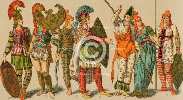Lydians and Phrygians, Anatolian Peninsula, 1881. Creator: Unknown.