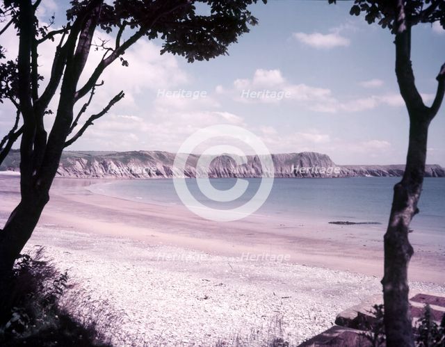 Lydstep Haven, Pembrokeshire, c1955. Creator: Arthur Charles Kirby Ware.