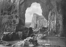 Lydstep Natural Arch, Tenby c1896. Artist: Harvey Barton