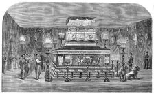 Lying in State of the Remains of the late King of Denmark..., Copenhagen, 1864. Creator: Unknown