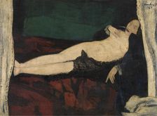 Lying Nude, 1927. Creator: Philibert Cockx