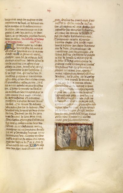 Lykurgos Showing his Law Book to the Spartans; Miroir Historial, about 1475. Creator: Unknown.