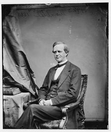 Lyman Trumbull of Illinois, between 1860 and 1875. Creator: Unknown