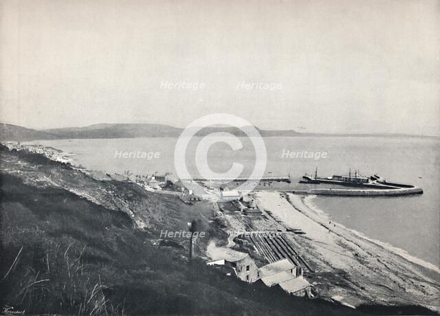'Lyme Regis - The Harbour', 1895. Artist: Unknown.