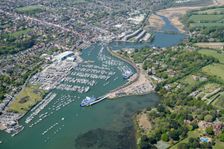 Lymington Ferry Terminal, Hampshire, 2025. Creator: Damian Grady