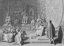 L'Yncas consacre son Vaze au Soleil c1723