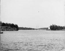 Lyndoc Light, Gananoque Narrows, Thousand Islands, N.Y., between 1900 and 1906. Creator: Unknown