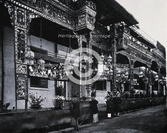 Lyndhurst Terrace, Hong Kong, 1981 (from a negative of 1869). Creator: John Thomson.