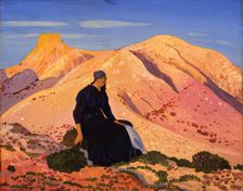 Lyndra in the Pyrenees, 1913. Creator: Derwent Lees