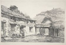 Lynmouth, 1819. Creator: Samuel Prout (British, 1783-1852)