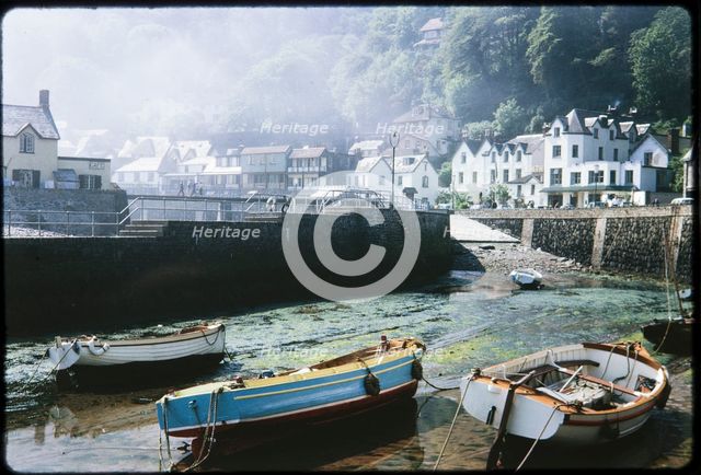 Lynmouth Harbour, Lynmouth, Lynton and Lynmouth, North Devon, Devon, 1963. Creator: Norman Barnard.