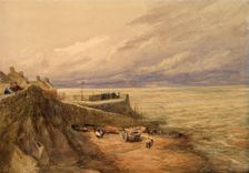 Lynmouth Harbour, North Devon [Undated], c1810-1859. Creator: David Cox the Elder