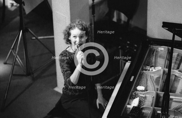 Lynne Arriale, Pizza Express, Maidstone, Kent, July 1985. Creator: Brian O'Connor.