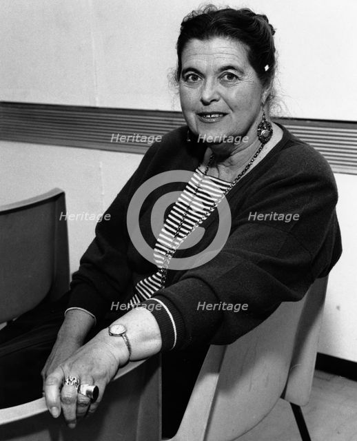 Lynne Reid Banks, childrens' author, 1990. Creator: Sidney Harris.