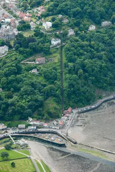 Lynton and Lynmouth Cliff Railway, Devon, 2016. Creator: Damian Grady