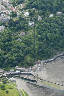 Lynton and Lynmouth Cliff Railway, Devon, 2016. Creator: Damian Grady