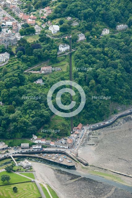 Lynton and Lynmouth Cliff Railway, Devon, 2016. Creator: Damian Grady.