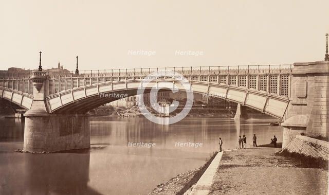 Lyon, Viaduc du Rhône, ca. 1861. Creator: Edouard Baldus.
