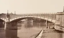 Lyon, Viaduc du Rhône, ca. 1861. Creator: Edouard Baldus