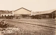 Lyon, Gare de Perrache, ca. 1861. Creator: Edouard Baldus