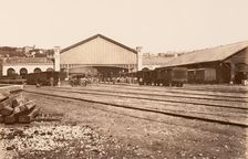Lyon, Gare de Perrache, ca. 1861. Creator: Edouard Baldus