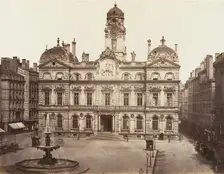 Lyon, Hôtel de Ville, ca. 1861. Creator: Edouard Baldus