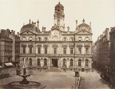 Lyon, Hôtel de Ville, ca. 1861. Creator: Edouard Baldus
