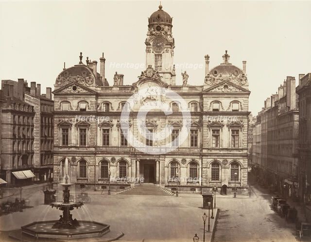 Lyon, Hôtel de Ville, ca. 1861. Creator: Edouard Baldus.