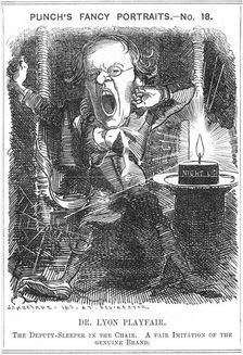 Lyon Playfair, Scottish chemist and politician, 1881. Artist: Edward Linley Sambourne