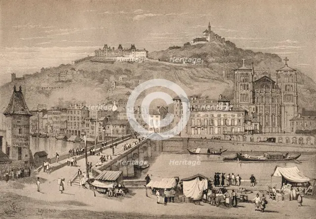 'Lyons', c1820 (1915). Artist: Samuel Prout.