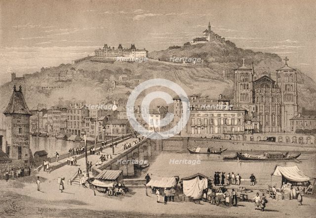 'Lyons', c1820 (1915). Artist: Samuel Prout.