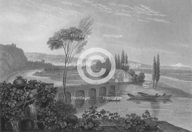 'Lyons, from the Confluence of the Rhone & Saone', 1827. Creator: Edward Francis Finden.