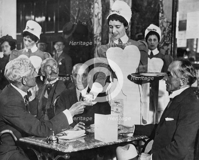 Lyons tea shop, Piccadilly, London, (early 20th century?) Creator: Unknown.