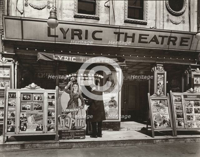 Lyric Theatre, Third Avenue between 12th and 13th street, Manhattan, 1936-04-24. Creator: Berenice Abbott.