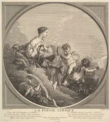 Lyrical Poetry, ca. 1741. Creator: Claude Augustin Duflos le Jeune