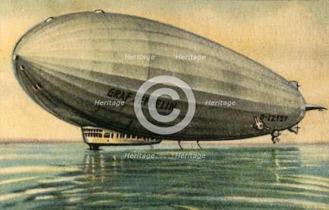LZ 127 Graf Zeppelin, 1928, (1932).  Creator: Unknown.
