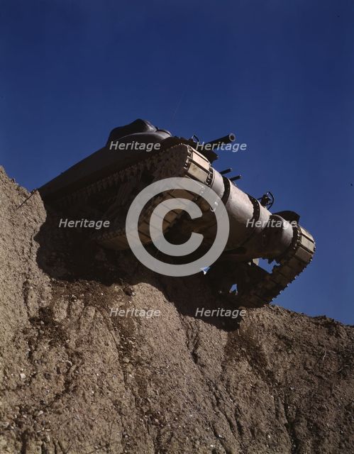 M-4 tank, Ft. Knox, Ky., 1942. Creator: Alfred T Palmer.